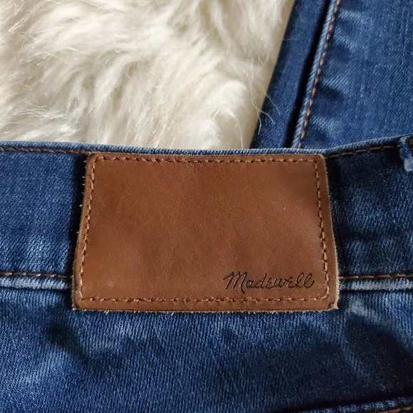 Madewell 10 Inch High Rise Skinny Jeans in Tarren Wash Thermolite Size 27