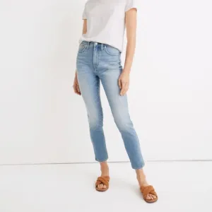 Madewell 10&quot; High-Rise Skinny Crop Jeans in Horne Wash