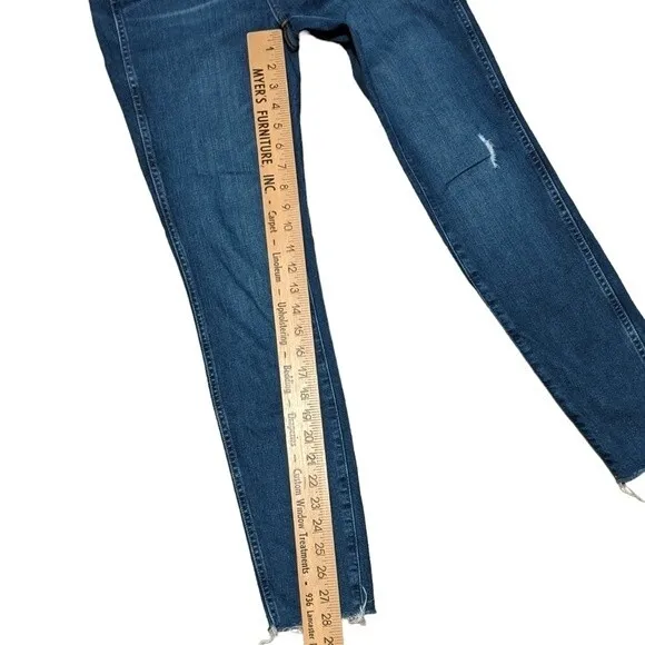 Madewell 10&quot; High-Rise Skinny Jeans button  front J7914 size 26