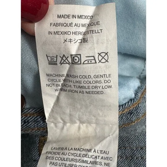 Madewell 10&quot; High Rise Skinny Jeans in Lucille Wash Size 28