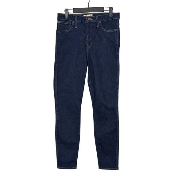 Madewell 10&quot; High Rise Skinny Jeans in Lucille Wash Size 28
