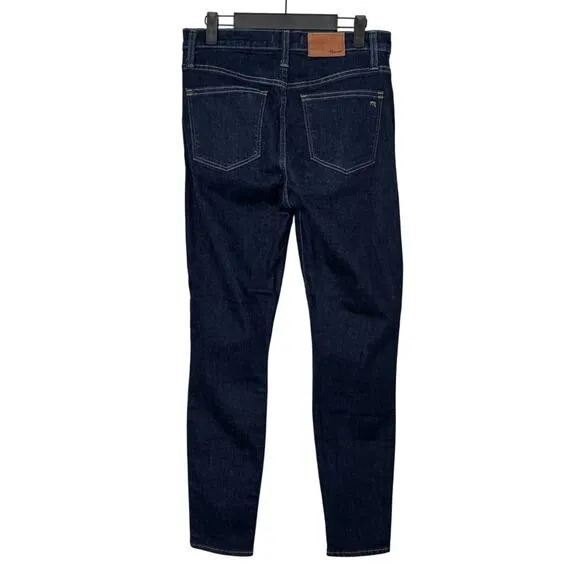 Madewell 10&quot; High Rise Skinny Jeans in Lucille Wash Size 28
