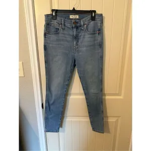 Madewell 10” High-Rise Skinny Jeans - Size 29 Petite - AN635