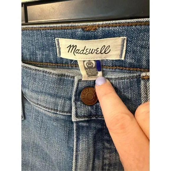 Madewell 10” High-Rise Skinny Jeans - Size 29 Petite - AN635