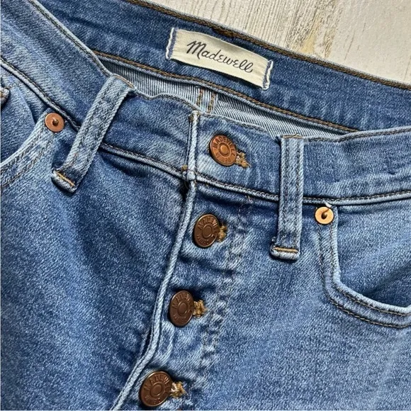 Madewell 9&quot; Mid-Rise Skinny Crop Jeans Size 28P
