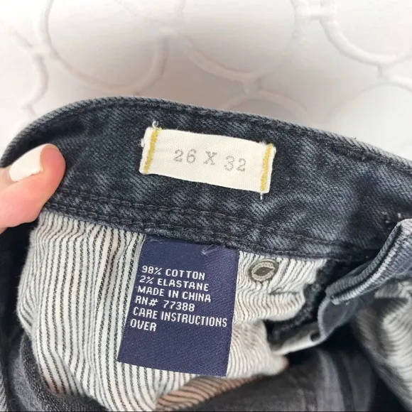 Madewell Alley Straight Leg Dark Wash Jeans 26