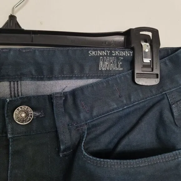 Madewell Blue Skinny Skinny Ankle Jeans Size 25