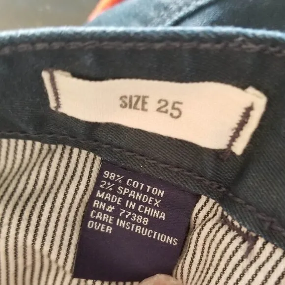 Madewell Blue Skinny Skinny Ankle Jeans Size 25
