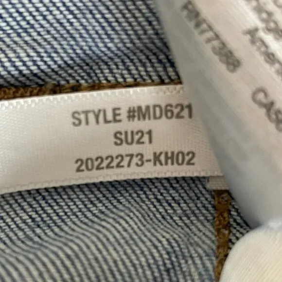 Madewell High Rise Skinny Crop Jeans in Welling Wash Size 29
