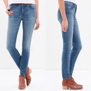 Madewell High Riser Skinny Vintage Wash Jeans Size 24