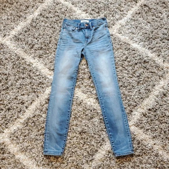Madewell High Riser Skinny Vintage Wash Jeans Size 24