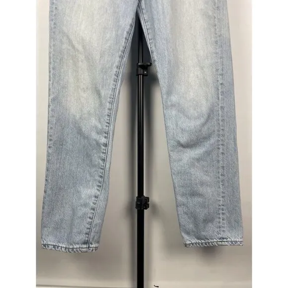 Madewell Light Blue Wash The Perfect Summer Straight Leg Denim Jean Size 28