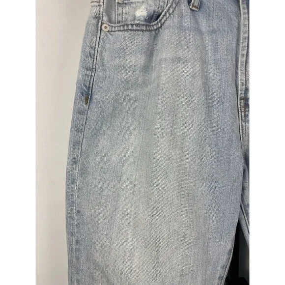 Madewell Light Blue Wash The Perfect Summer Straight Leg Denim Jean Size 28