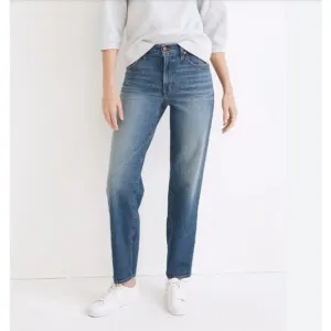 Madewell Mid Rise Perfect Vintage Straight Jean 27 Petite