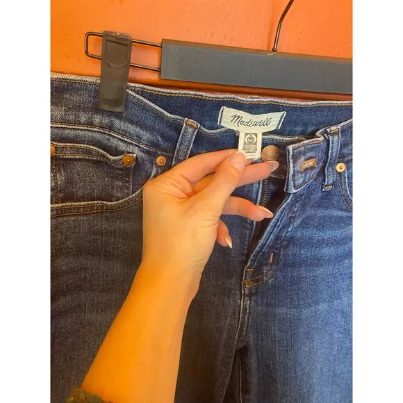 Madewell Mid Rise Perfect Vintage Straight Jean 27 Petite