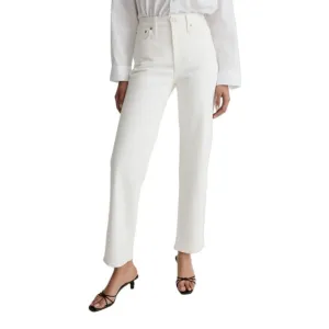 Madewell NWT The Perfect Vintage Straight High Waist Jean size 32 NI950 White