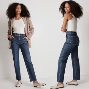 Madewell perfect vintage straight jeans western denim Stanhill wash Y2K Size 25