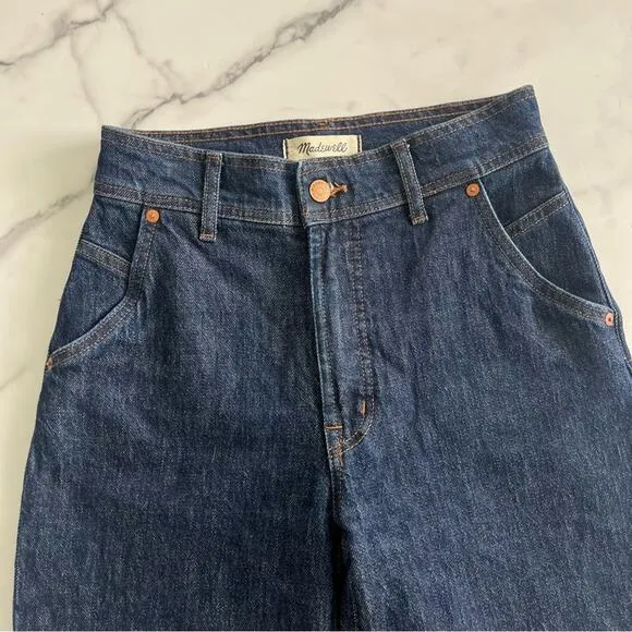 Madewell perfect vintage straight jeans western denim Stanhill wash Y2K Size 25