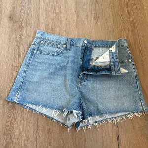 Madewell Relaxed Denim Shorts NWT Raw Edge Hem Size 30