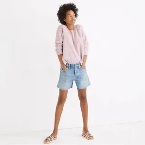 Madewell - Relaxed Mid-Length Denim Shorts in Scottsburg Wash