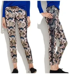 Madewell Skinny Jeans Snakeskin Print, Size 28