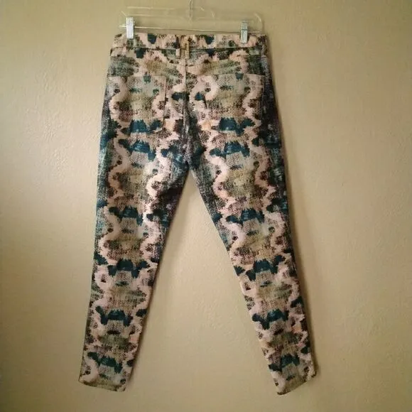 Madewell Skinny Jeans Snakeskin Print, Size 28