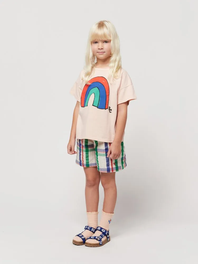 Madras Checks Woven Bermuda Shorts by Bobo Choses *LAST PIECE 8 years*