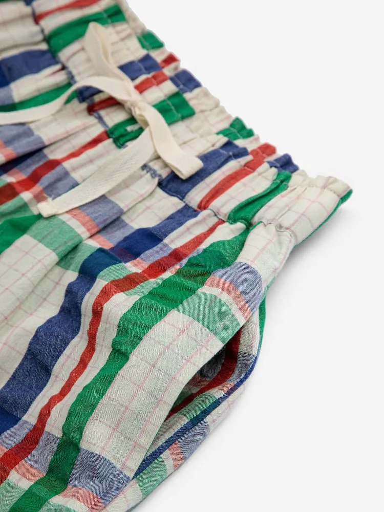 Madras Checks Woven Bermuda Shorts by Bobo Choses *LAST PIECE 8 years*