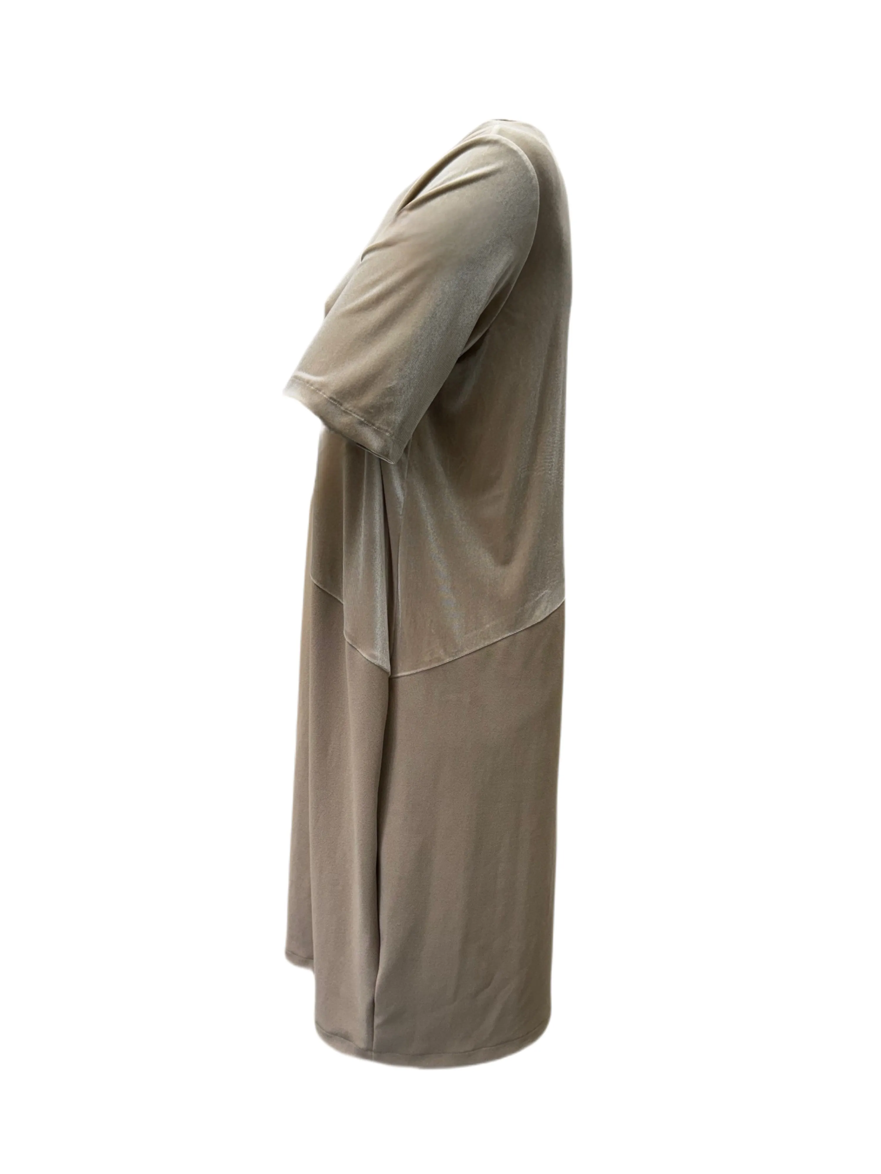 Marina Rinaldi Women's Beige Ontario Shift  Dress NWT