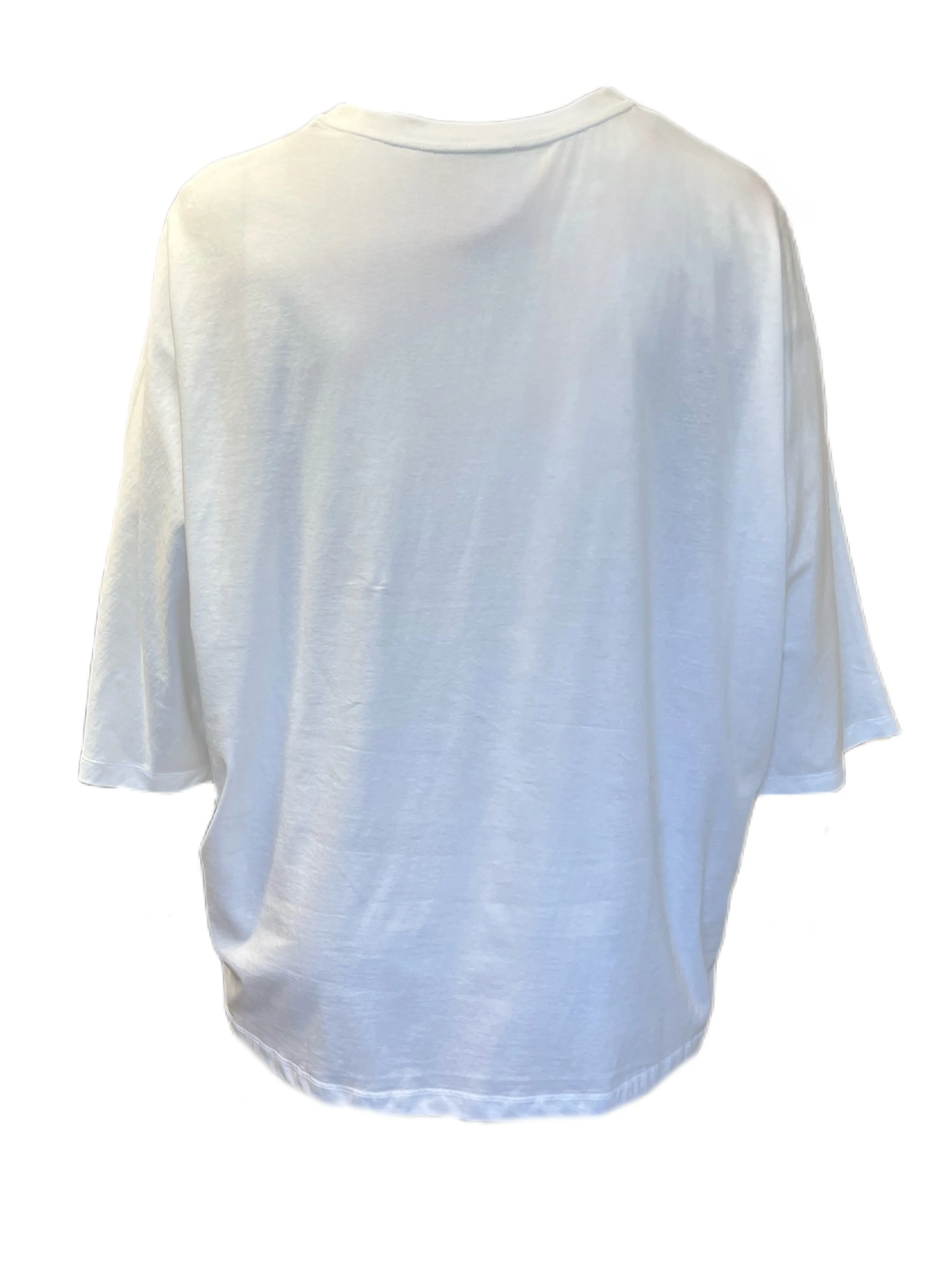Marina Rinaldi Women's White Victoria Cotton T Shirt Size XL NWT