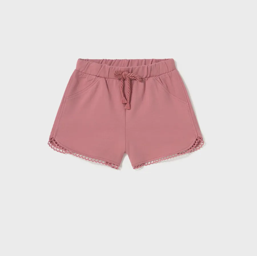 Mayoral Baby Girl Blush Chenille Shorts