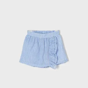 Mayoral blue and white striped shorts