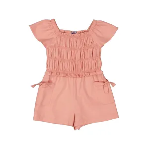 Mayoral Girls Romper - Salmon