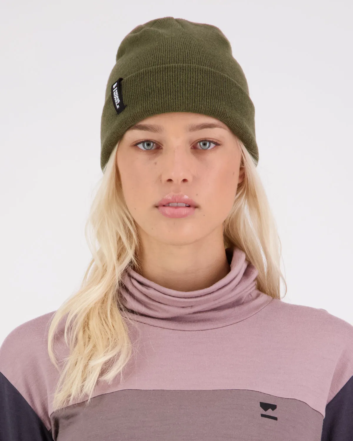 McCloud Merino Beanie - Dark Olive