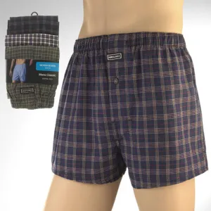 Mens Cotton Rich Woven Boxer (Pack of 3)