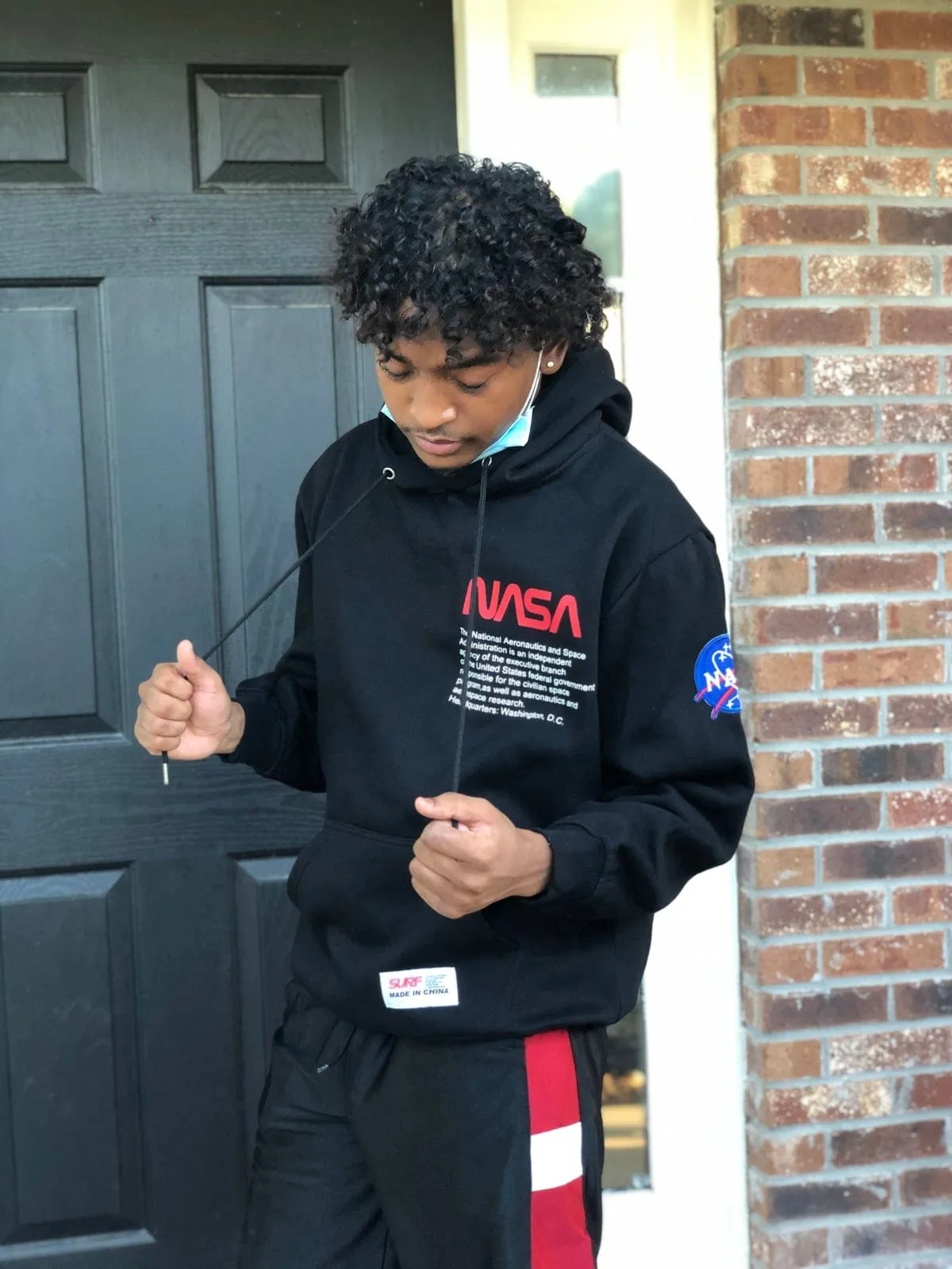 MEN'S PREMIUM NASA PULLOVER HOODIE