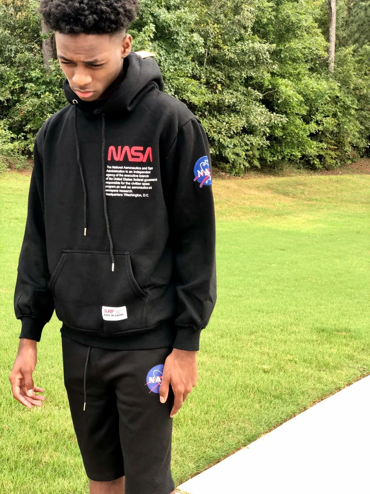 MEN'S PREMIUM NASA PULLOVER HOODIE