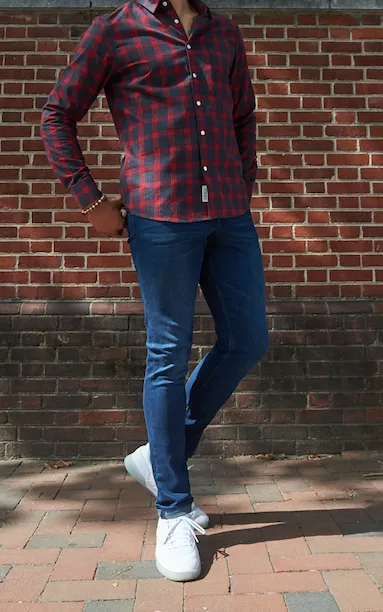 Mens Skinny Leg in Thunder