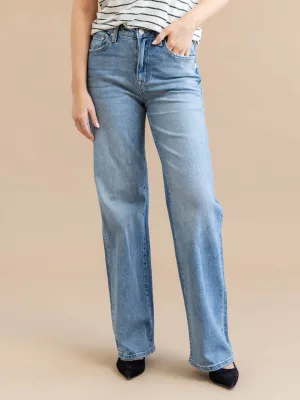 MICA Penn Blue Super High Rise Wide Leg