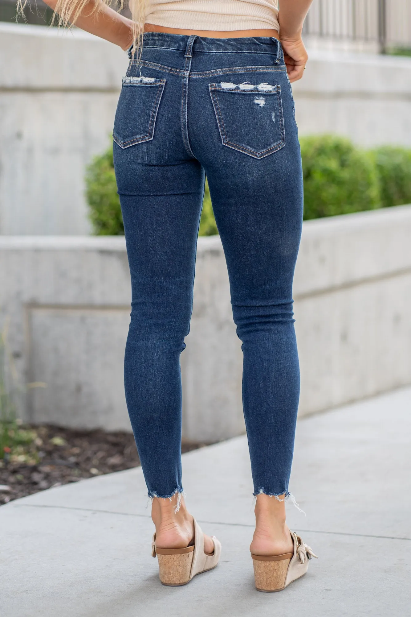 Monumentally Mid Rise Ankle Skinny