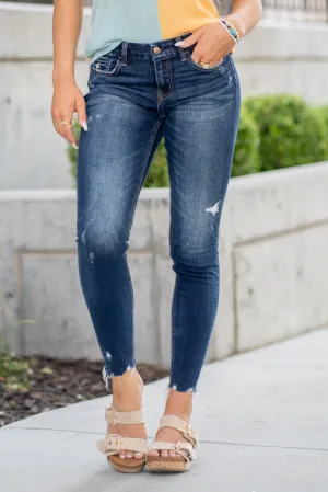 Monumentally Mid Rise Ankle Skinny