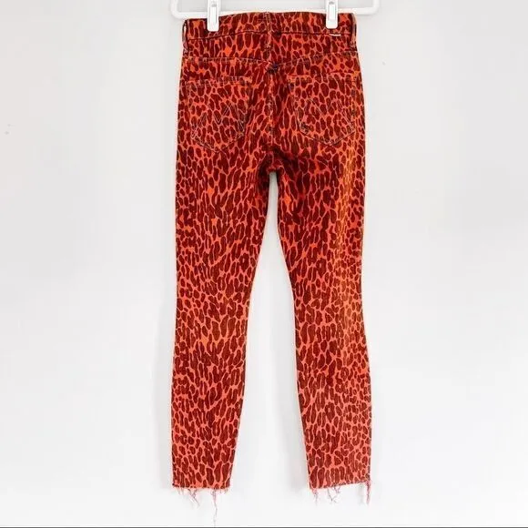 MOTHER Hi Waist The Looker Fray Jeans