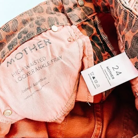 MOTHER Hi Waist The Looker Fray Jeans