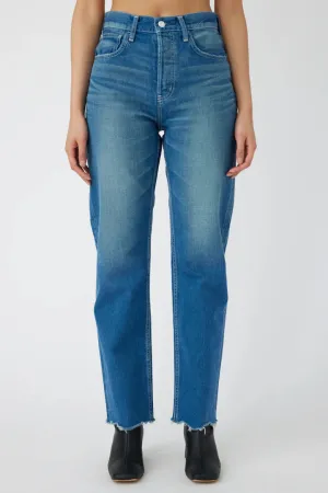 Moussy - Walmore Wide Straight Leg Jean - Blue