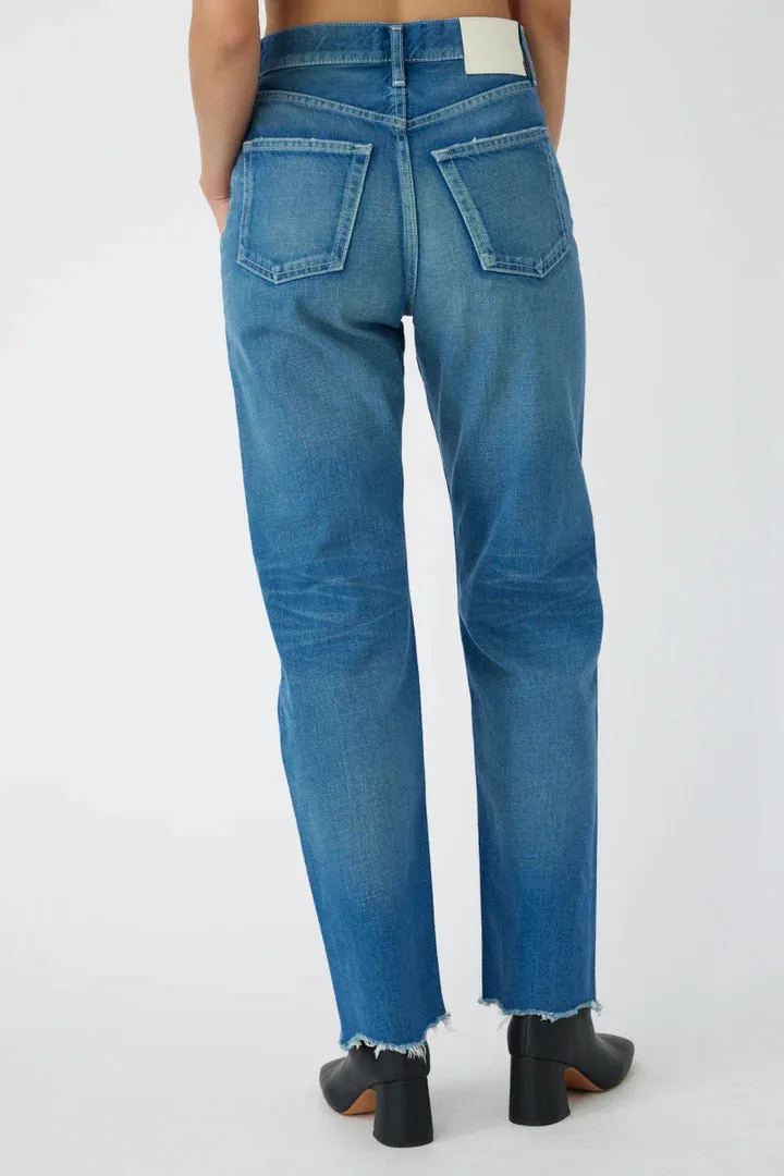 Moussy - Walmore Wide Straight Leg Jean - Blue