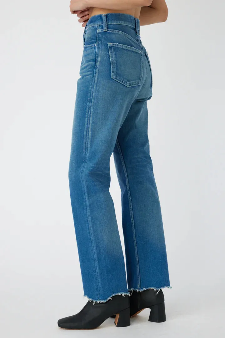 Moussy - Walmore Wide Straight Leg Jean - Blue