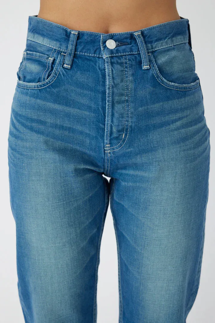 Moussy - Walmore Wide Straight Leg Jean - Blue