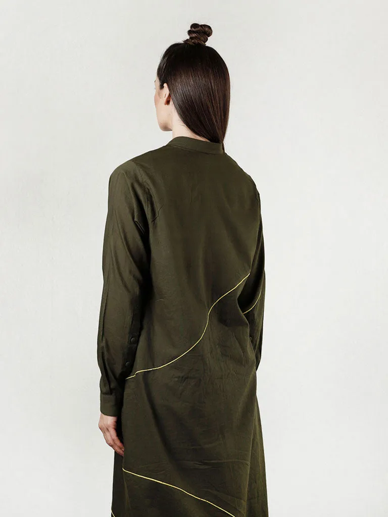Movement Olive Overlay Shirt
