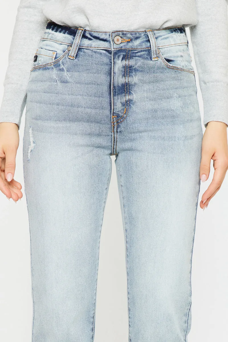 Muffy High Rise Straight Leg Jeans