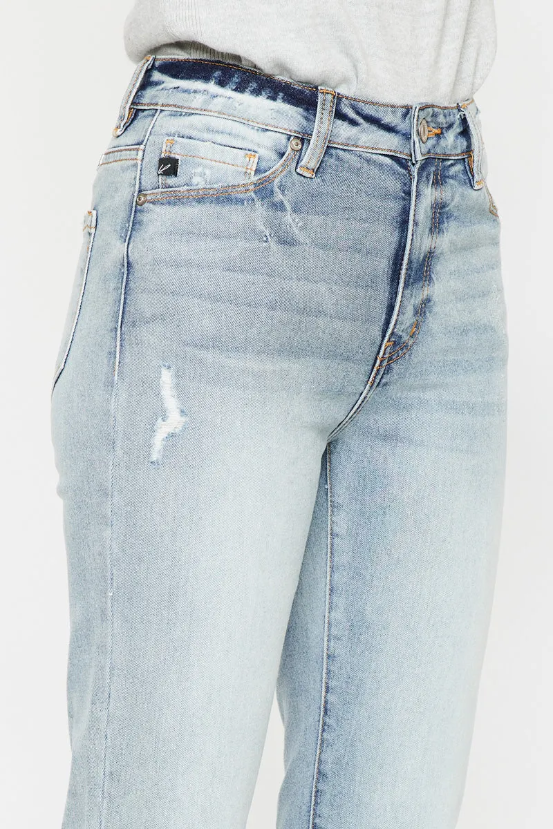Muffy High Rise Straight Leg Jeans